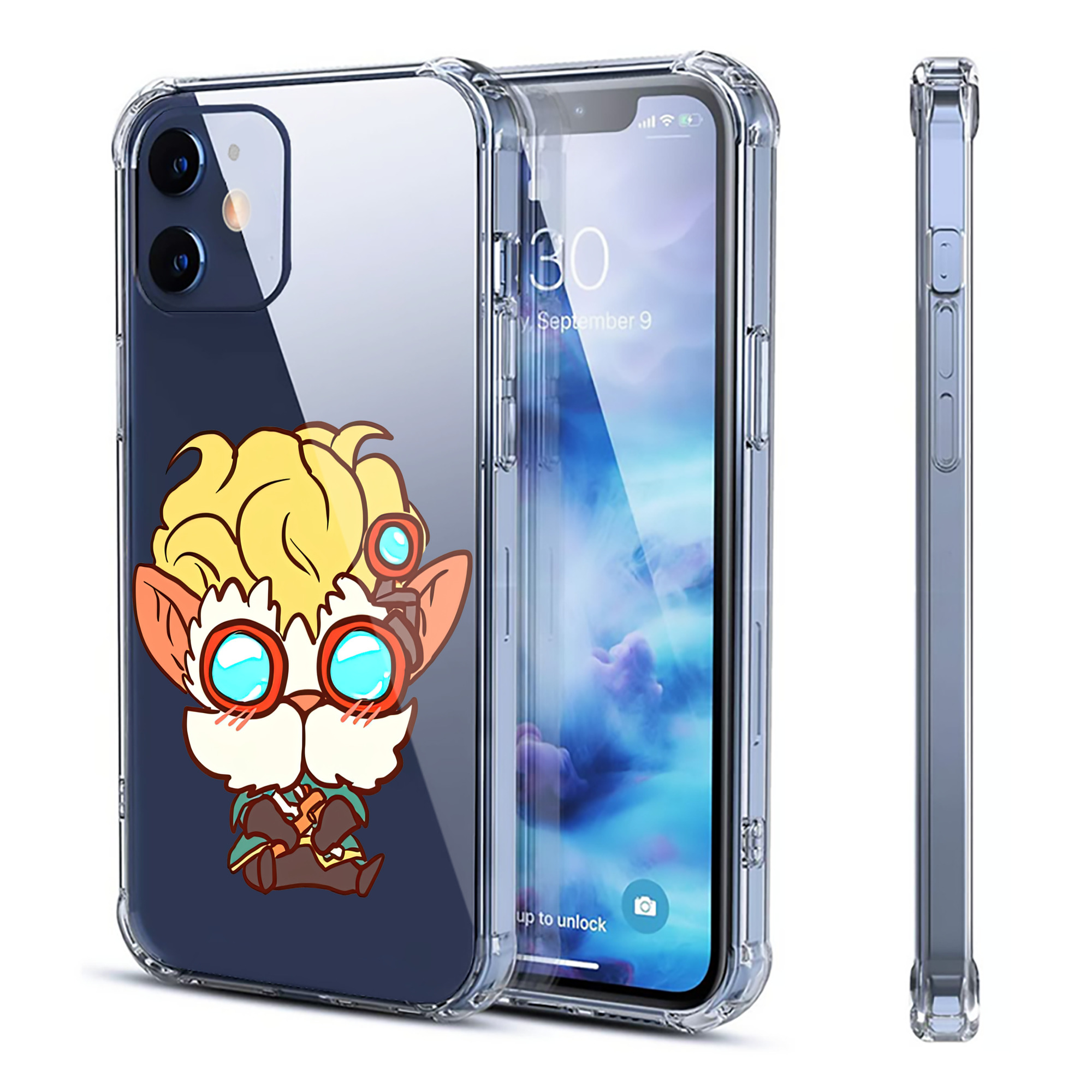 （画像用） リーグ・オブ・レジェンド League of Legends LOL 【iPhone 12シリーズ対応】透明スマホケース（クリアソフトケース）